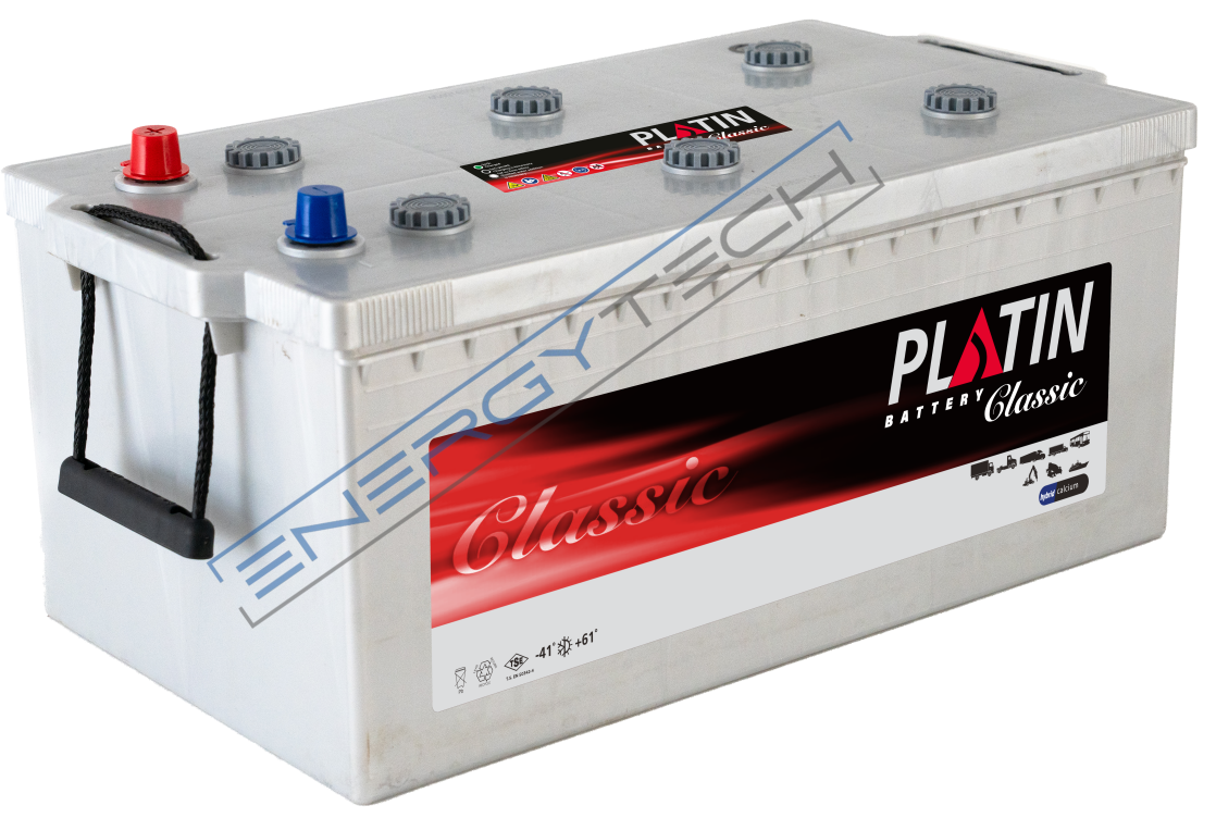 12 V 250 Ah EFB Platin Akü D6 Kasa Düz MF Tırnaksız Start Stop Uyumlu