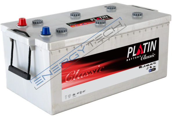 12 V 250 Ah EFB Platin Akü D6 Kasa Düz MF Tırnaksız Start Stop Uyumlu