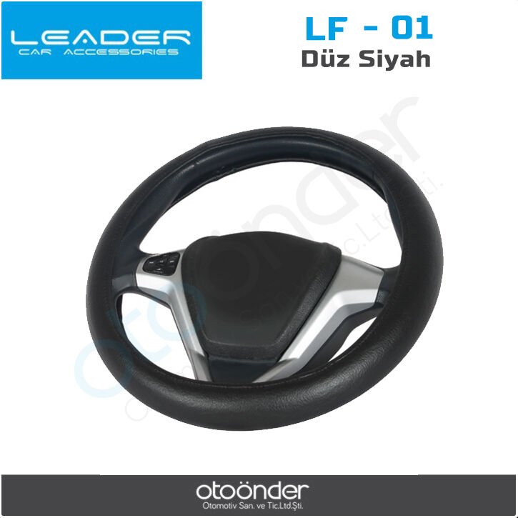 Direksiyon Kılıfı Düz Siyah Sentinal Üniversal Koruyucu