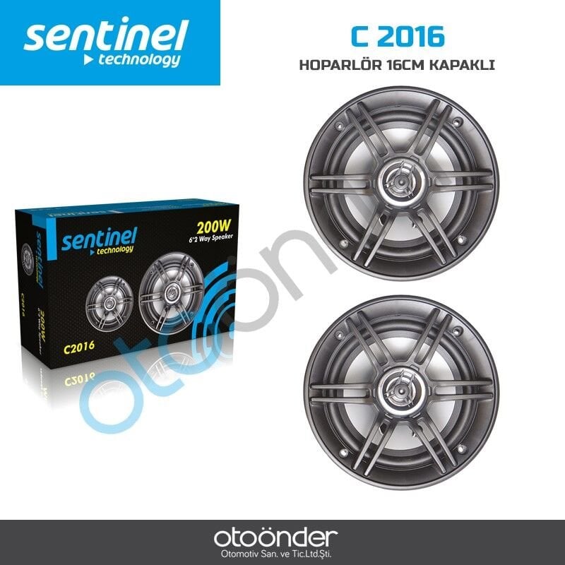 Hoparlör 16 Cm Kapaklı C 2016 Sentinal Net Ses Dayanıklı Tasarım