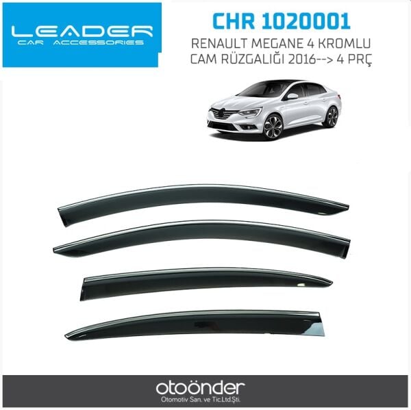 Renault Megane 4 Kromlu Cam Rüzgarlığı 2016– Sentinal