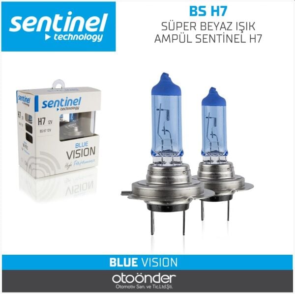 Süper Beyaz Işık Ampül H7 12V Sentinal