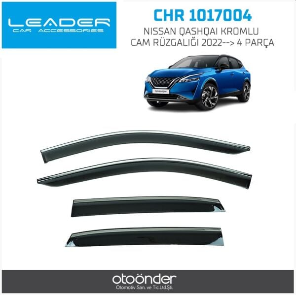 Nissan Qashqai Kromlu Cam Rüzgarlığı 2022– Sentinal