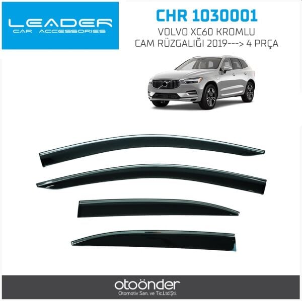 Volvo XC60 Kromlu Cam Rüzgarlığı 2019– Sentinal