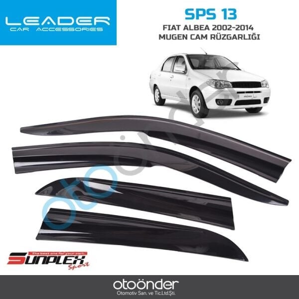Fiat Albea Palio Mugen Cam Rüzgarlığı 2002–2012 Sentinal