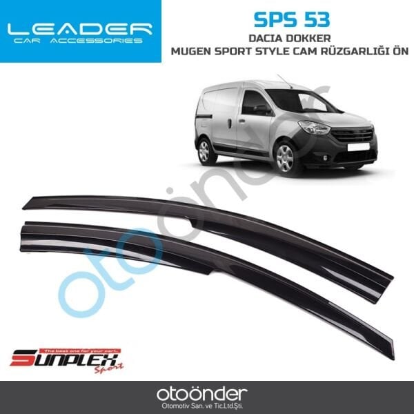 Dacia Dokker Mugen Sport Style Cam Rüzgarlığı 2013–2021 Sentinal