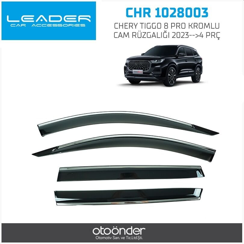 Chery Tiggo 8 Pro Kromlu Cam Rüzgarlığı 2023– Sentinal