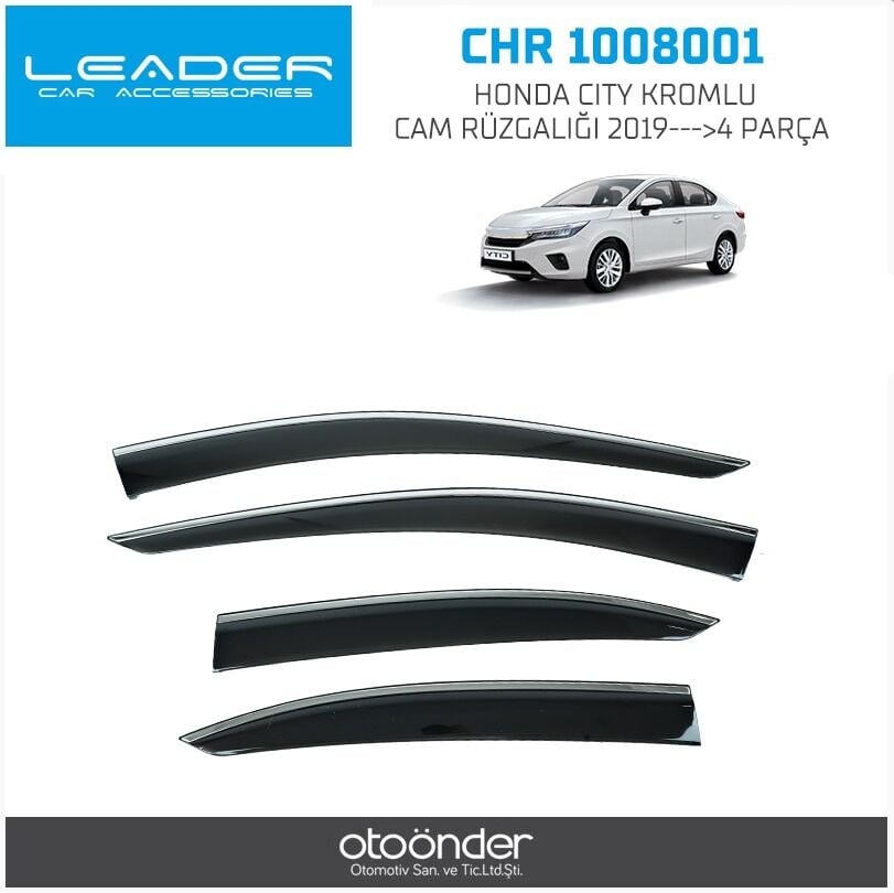 Honda City Kromlu Cam Rüzgarlığı 2019– Sentinal
