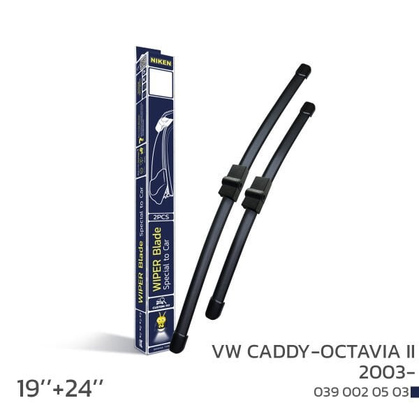 Niken VW Caddy Skoda Octavia II 2003 Sonrası Araca Özel Silecek Takımı
