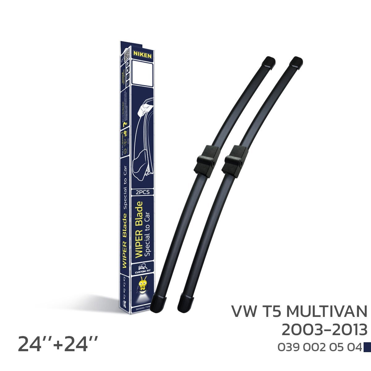 Niken VW T5 2003-2013 Multivan Araca Özel Silecek Takımı