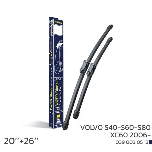 Niken Volvo S40 S60 S80 XC60 2006 Sonrası Araca Özel Silecek Takımı