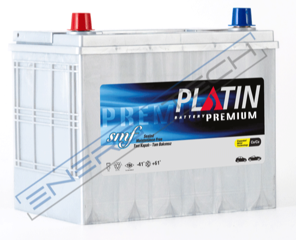 12 V 70 Ah Platin N50 Ters SMF Akü | Bakımsız, Güçlü Marş Performansı