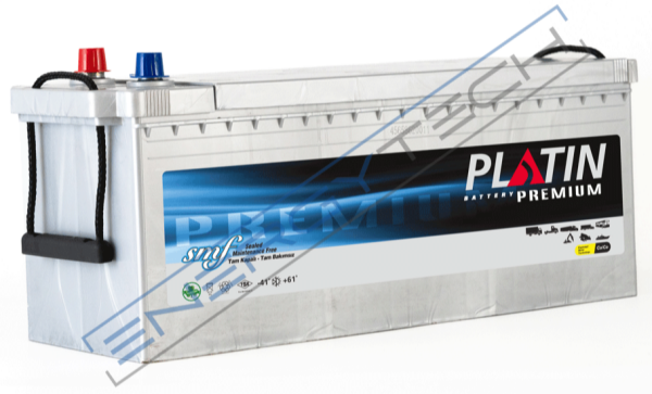 12 V 135 Ah EFB Platin D4A Düz SMF Akü | Start Stop Uyumlu Yüksek Kapasite