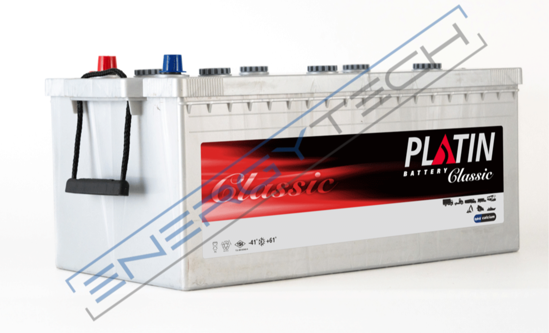 12 V 225 Ah EFB Platin D6 Düz SMF Akü | Start Stop Uyumlu Ağır Hizmet Gücü