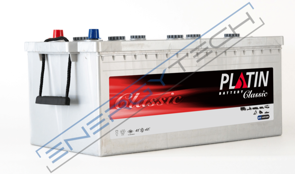 12 V 240 Ah EFB Platin D6 Düz SMF Akü | Start Stop Uyumlu Maksimum Güç